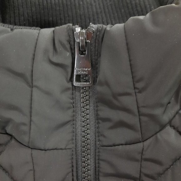 Black quilted winter vest - Andrew Marc brand - Picture 10 of 11